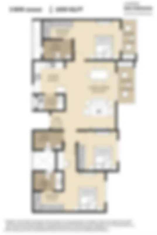 Abhee City Urban Glenn 3.5 BHK Floor Plans